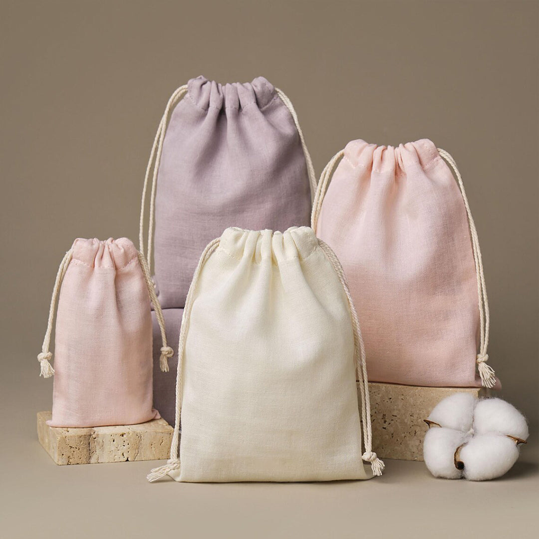 Double Gauze Drawstring Pouch