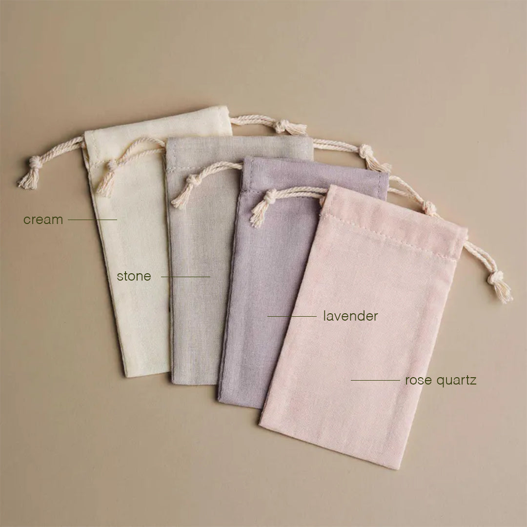 Double Gauze Drawstring Pouch