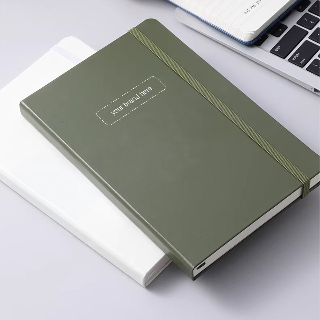 Hard Cover Notebook with Inner Pocket