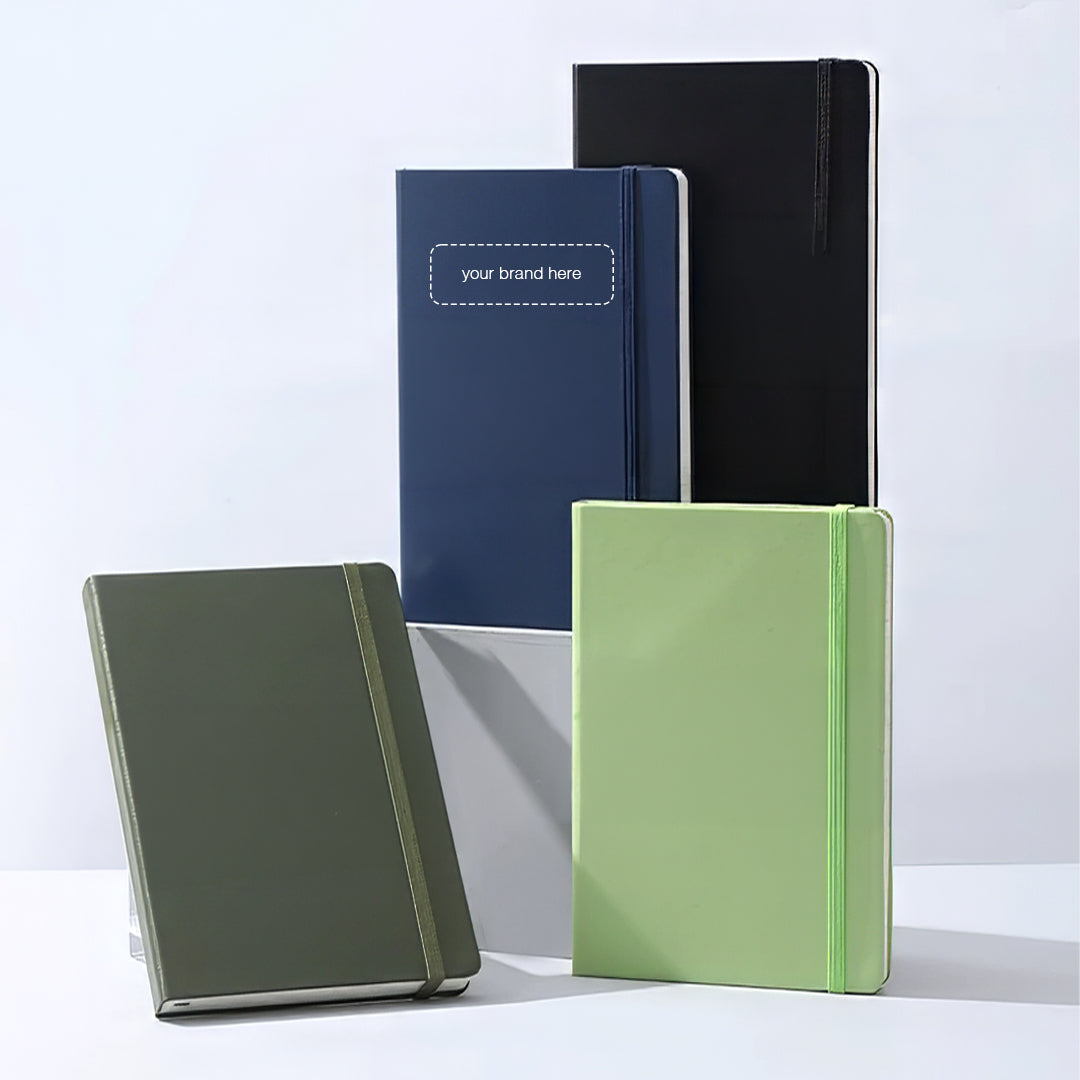 Hard Cover Notebook with Inner Pocket