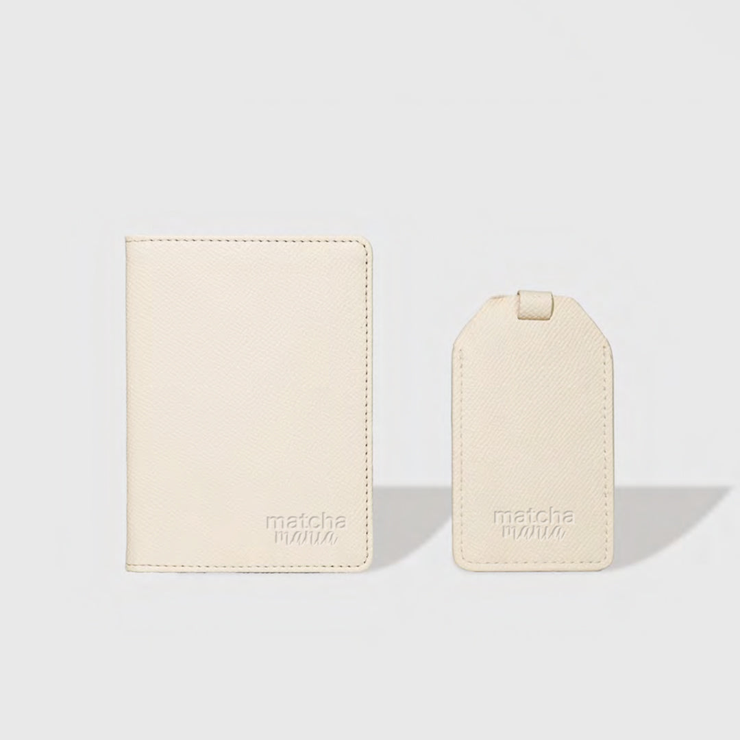 Passport Cover and Luggage Tag Set
