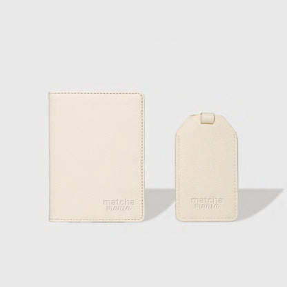Passport Cover and Luggage Tag Set