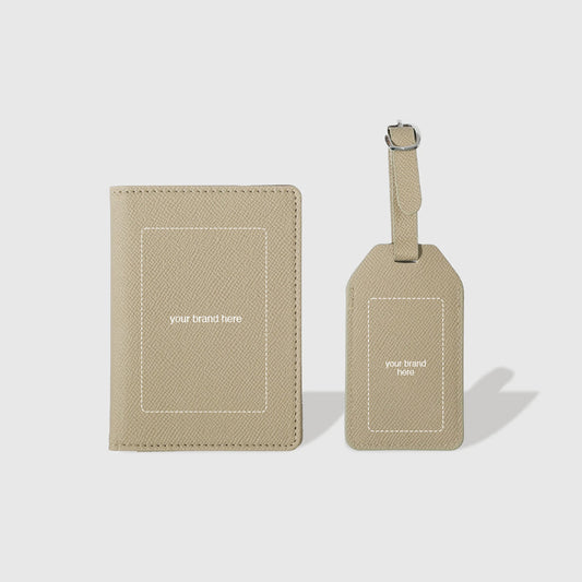 Passport Cover and Luggage Tag Set